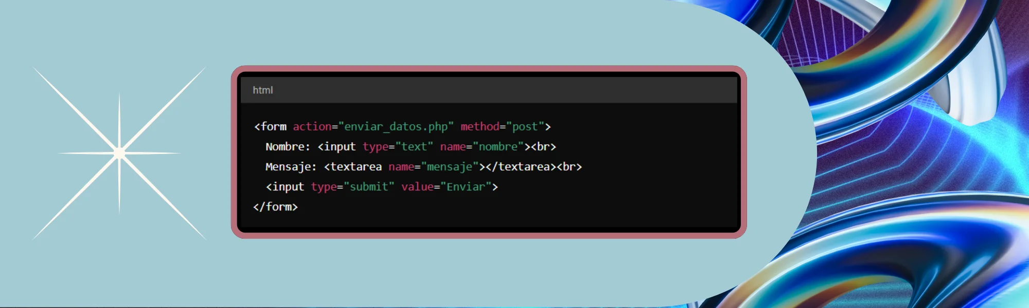 Formulario HTML 2 Formulario html - estefania tirado mestre