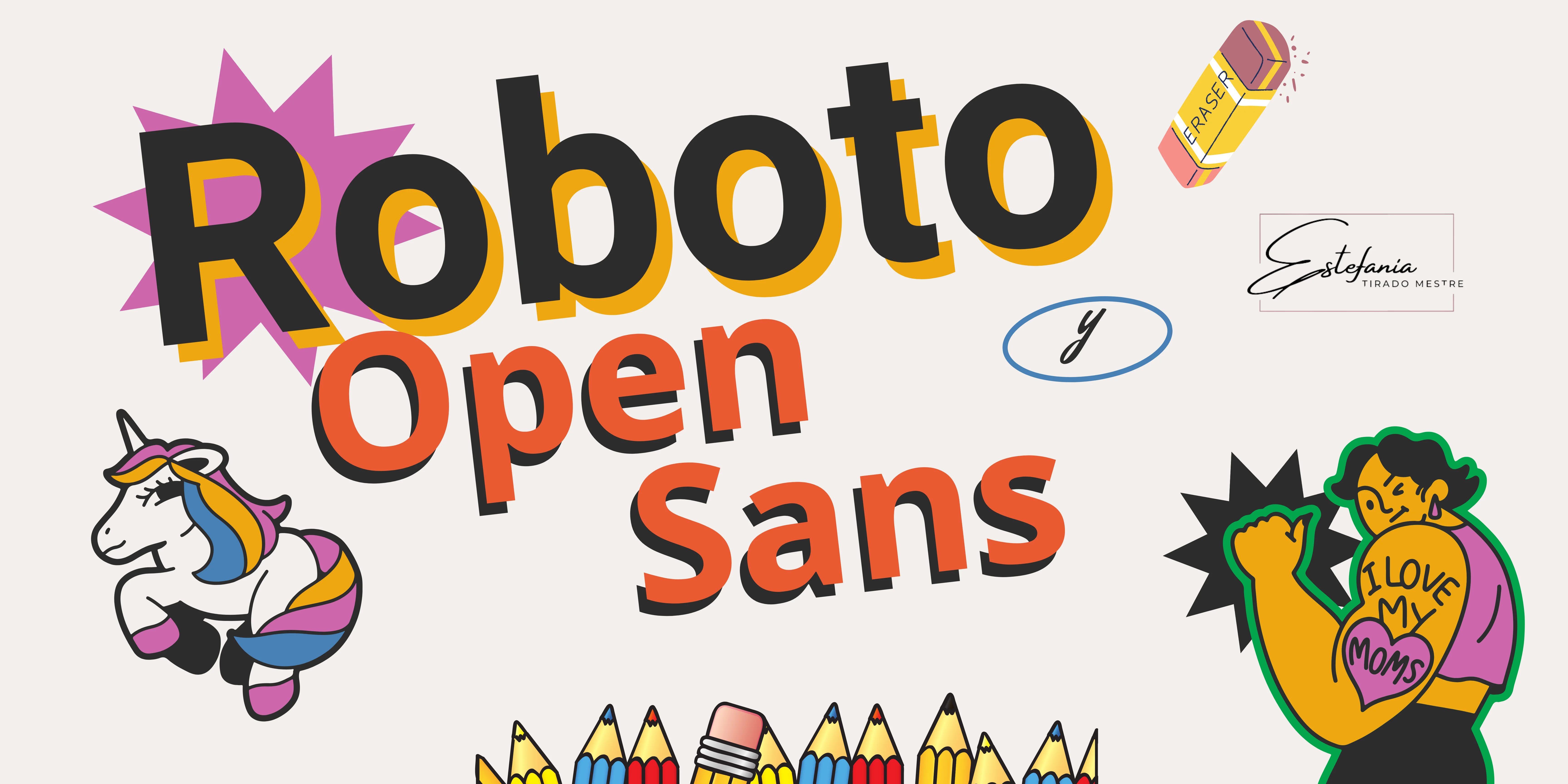 Las 5 mejores combinaciones de fuentes en diseño web 2 Las 5 mejores combinaciones de fuentes en diseño web - Roboto open sans