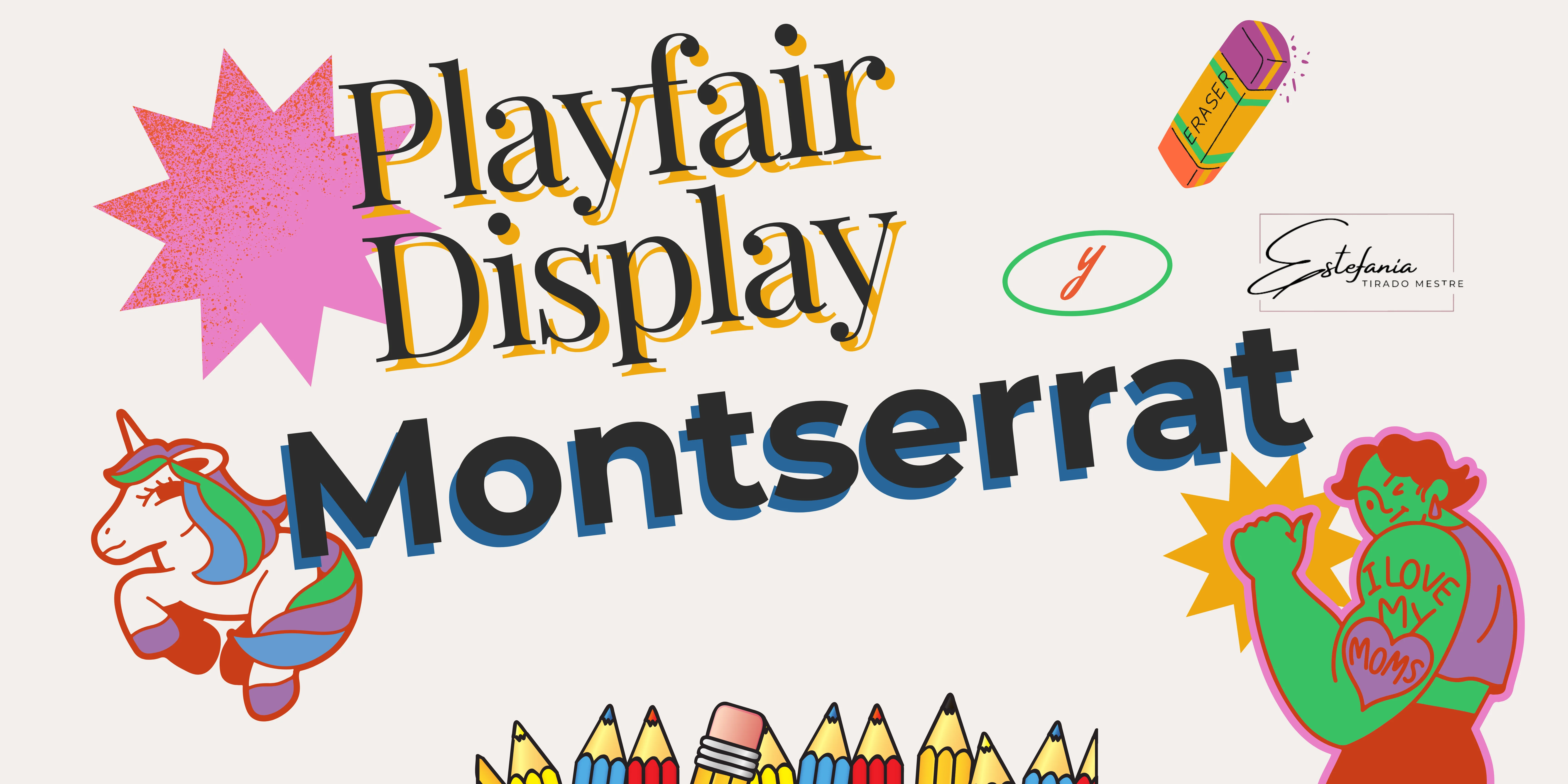 Las 5 mejores combinaciones de fuentes en diseño web 3 Las 5 mejores combinaciones de fuentes en diseño web - playfair display y montserrat