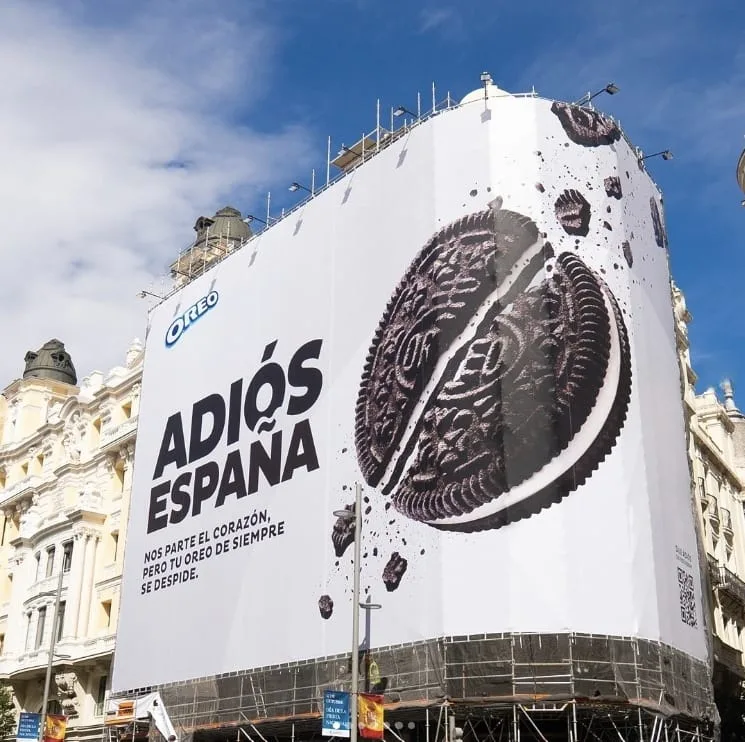 Marquesina de La Impactante Campaña de OREO en España en 2024