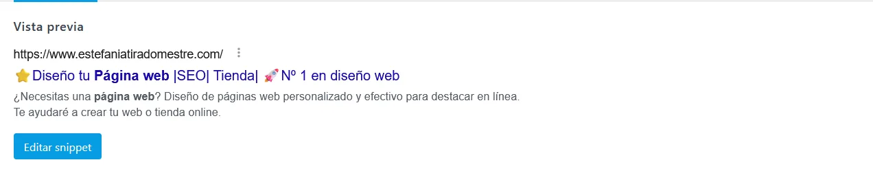 Iconos y emojis para Snippets SEO