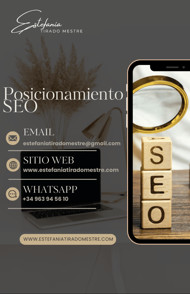 posicionamiento seo estrategia- estefania tirado mestre