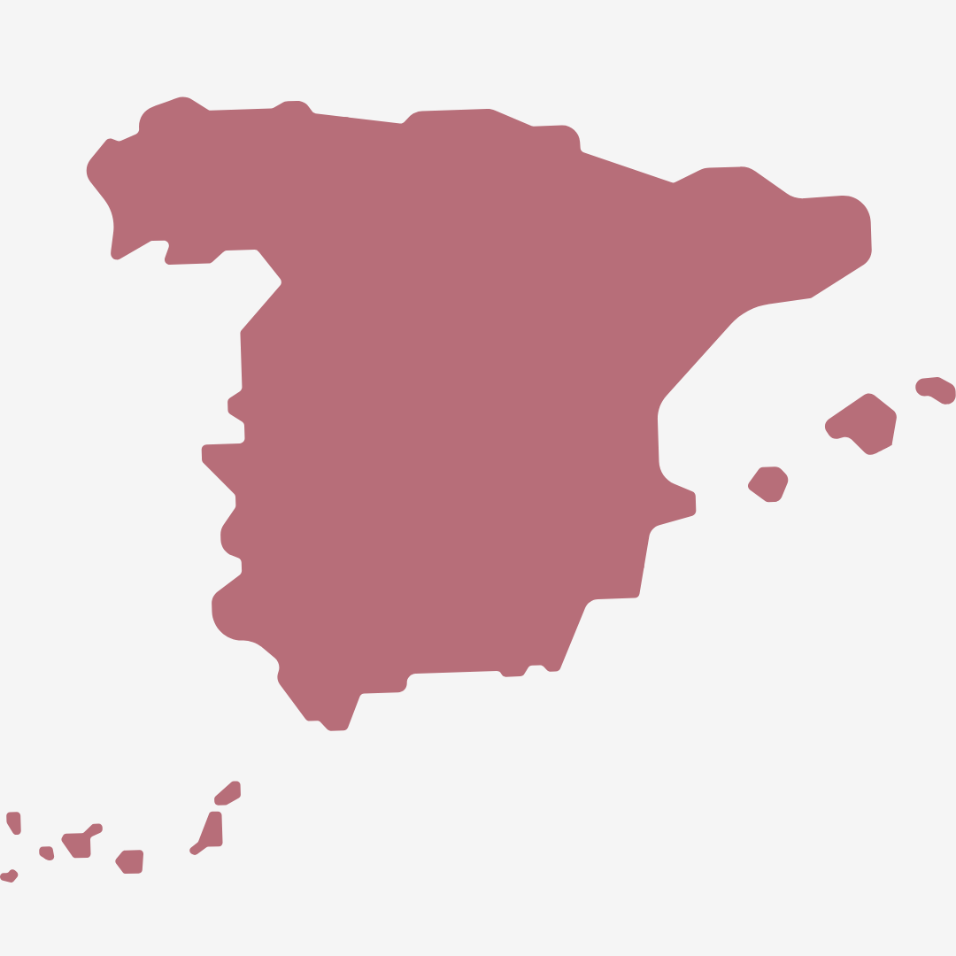 Mapa España Diseño web Estefania Tirado