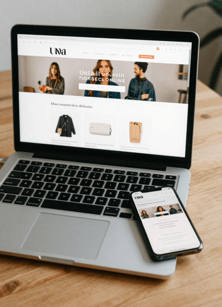 Tienda online diseñada por Estefanía