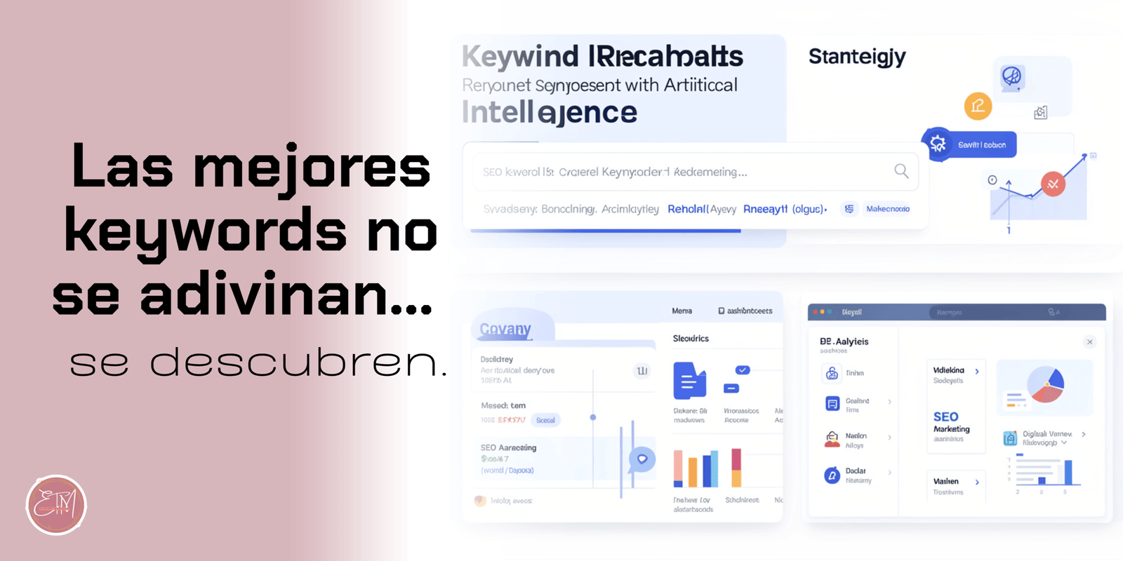 Investigación de palabras clave SEO utilizando herramientas de inteligencia artificial para encontrar oportunidades de posicionamiento