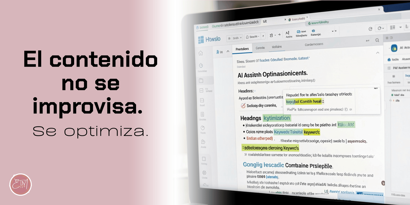 Edición de artículo optimizado con inteligencia artificial para mejorar el posicionamiento en buscadores