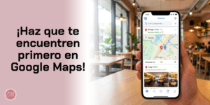 “Smartphone mostrando ficha de Google Maps de un restaurante moderno” aparecer en google maps como restaurante